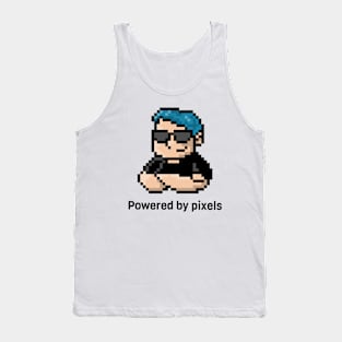 Powered by pixels Tank Top